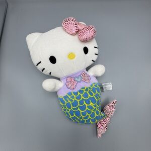 Fiesta Sanrio Hello Kitty Mermaid Kitty Stuffed Animal Plush 12" Nautical Beachy